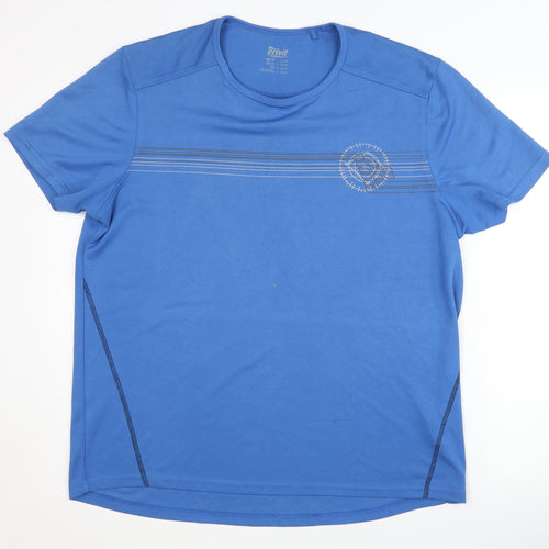 Crivit Men's Blue Gym T-Shirt - L