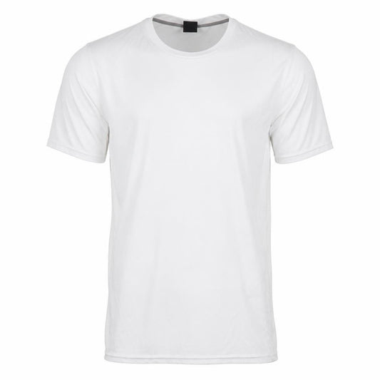 Front view of Tren Men's White XL Basic T-Shirt - New