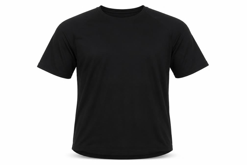 Front view of SOL'S Men's Black XL Basic T-Shirt