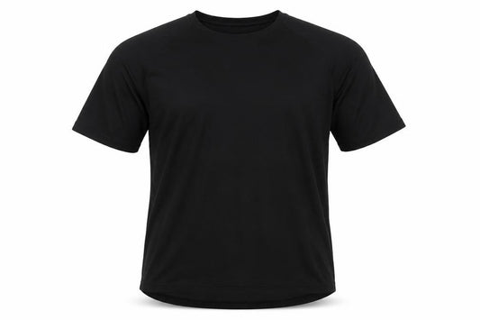 Front view of SOL'S Men's Black XL Basic T-Shirt