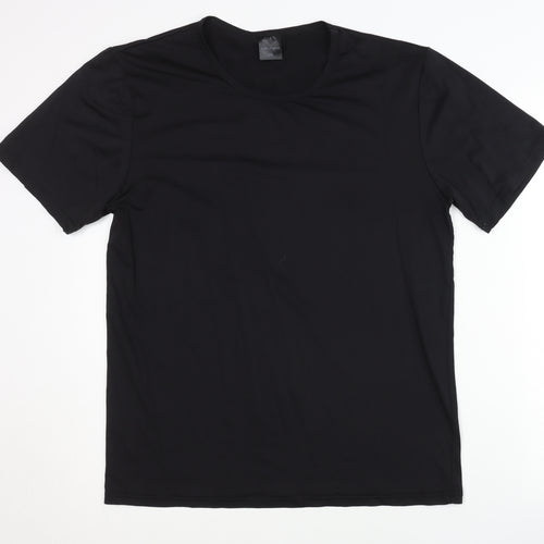 Enrico Mori Men's Black XL Athletic T-Shirt