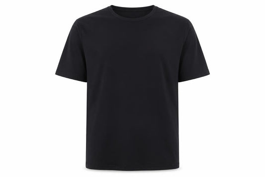 Front view of Enrico Mori Men's Black XL Athletic T-Shirt