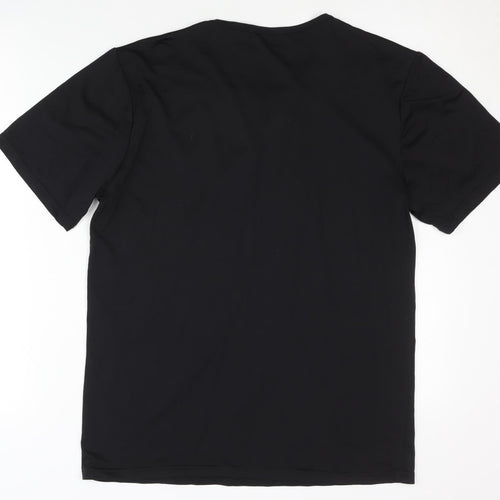 Enrico Mori Men's Black XL Athletic T-Shirt