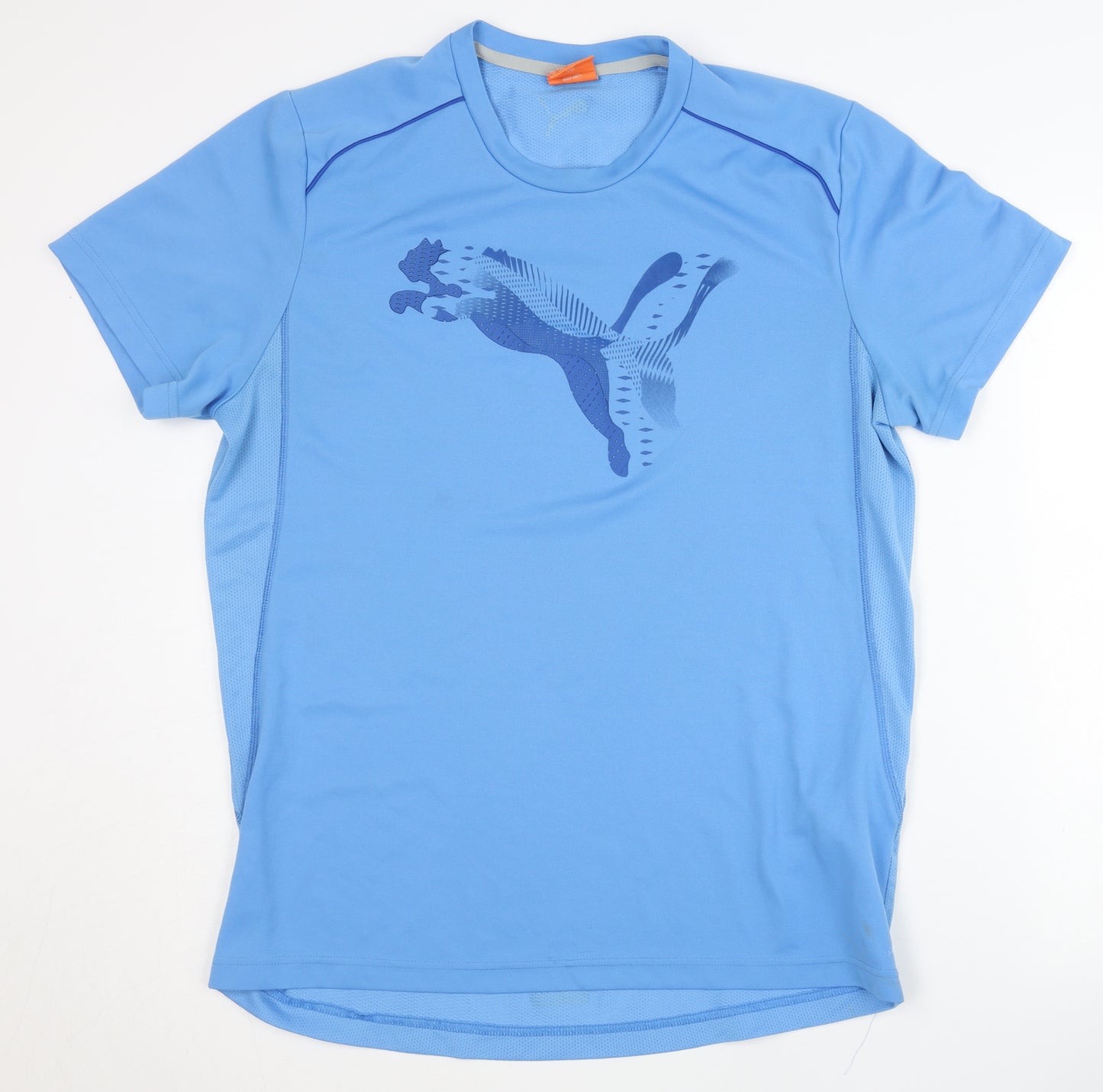Puma Men's Blue Gym T-Shirt Size L