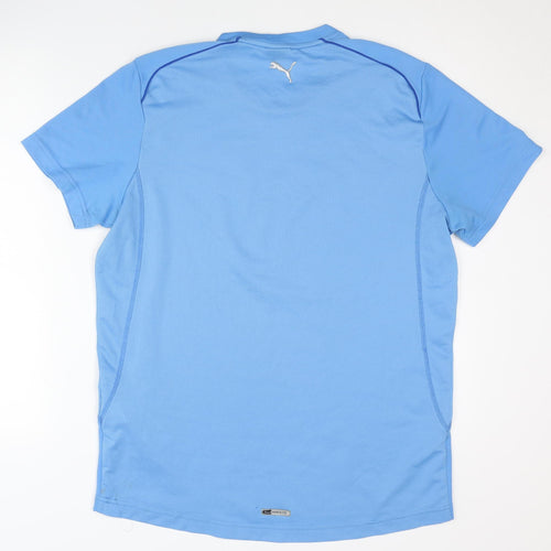 Puma Men's Blue Gym T-Shirt Size L