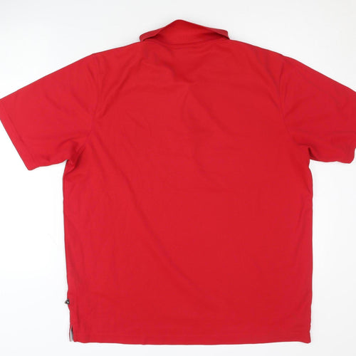 Linea Primero Men's Red Polo Shirt L - Casual Comfort