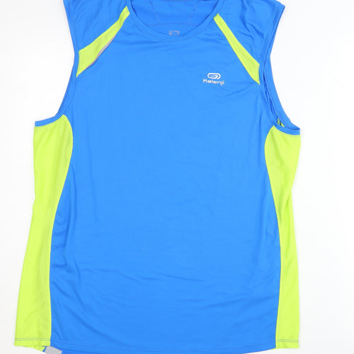 Kalenji Men's Blue Running Tank XL - Moisture Wicking
