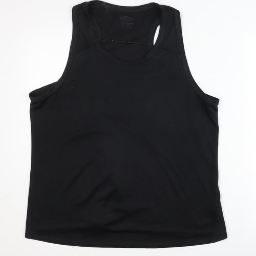 Umbro Women's Black Tank Top Size 16