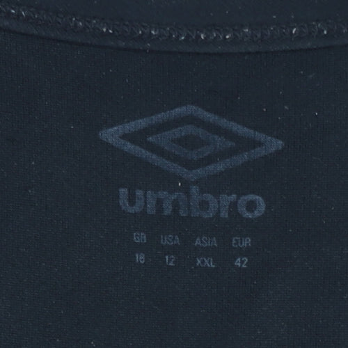 Umbro Women's Black Tank Top Size 16