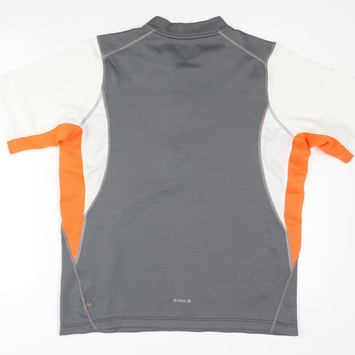 Crane Sports Men's Grey Colourblock T-Shirt M