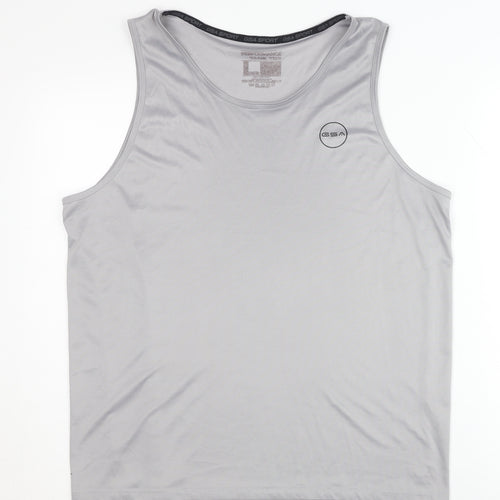 GSA Men's Grey Athletic Tank Top M