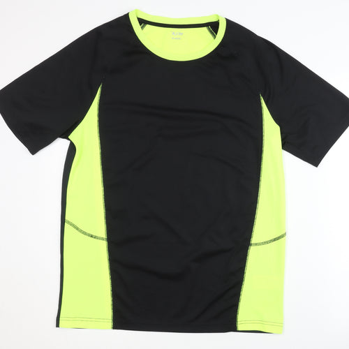 X-Cite Men's Black Gym Pullover T-Shirt M