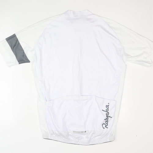 Ralypha Men's White Cycling Jersey 2XL