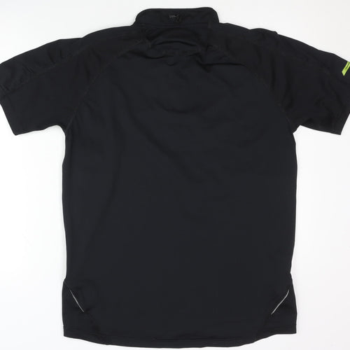 Alex Athletics Men's Black Polo Shirt L Activewear