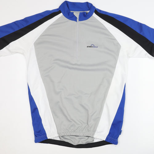 TCM Men's L Grey Cycling Jersey T-Shirt