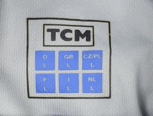 TCM Men's L Grey Cycling Jersey T-Shirt