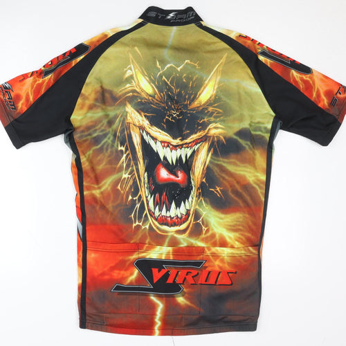 BCM S Virus Men's Multicoloured Graphic Cycling Jersey