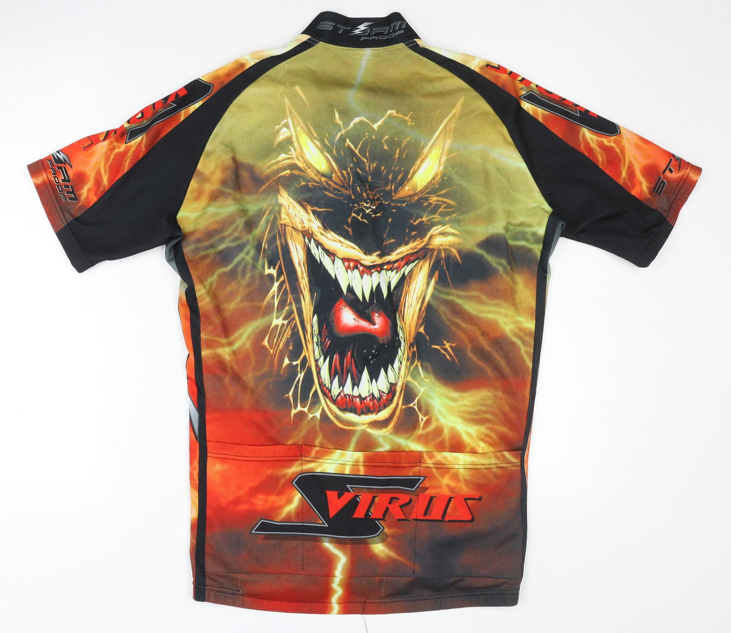 BCM S Virus Men's Multicoloured Graphic Cycling Jersey