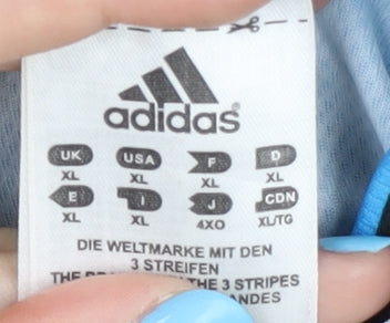 Adidas Mens Cycling Jersey XL Black Blue