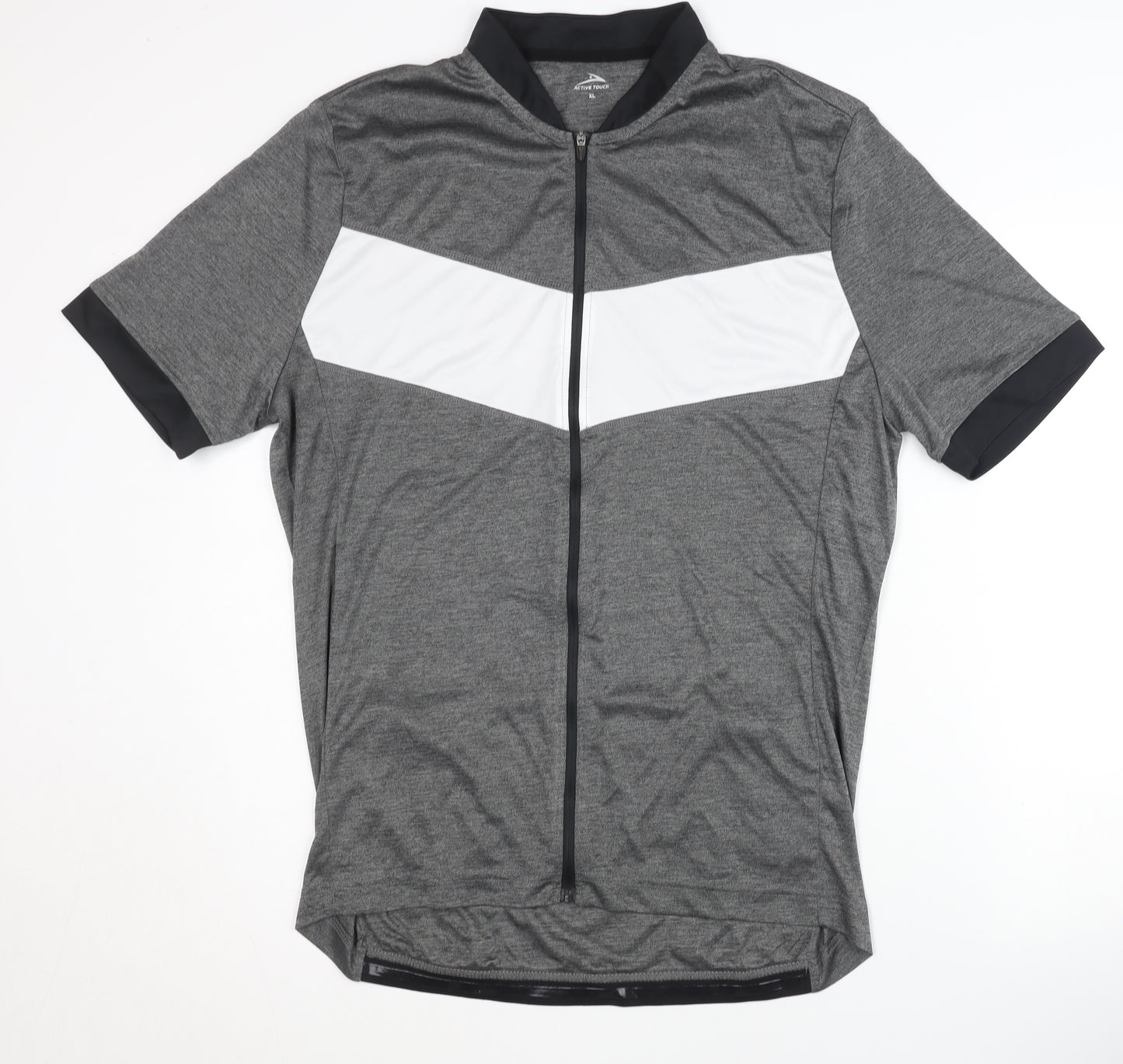 Active Touch Men's Grey Cycling Jersey XL