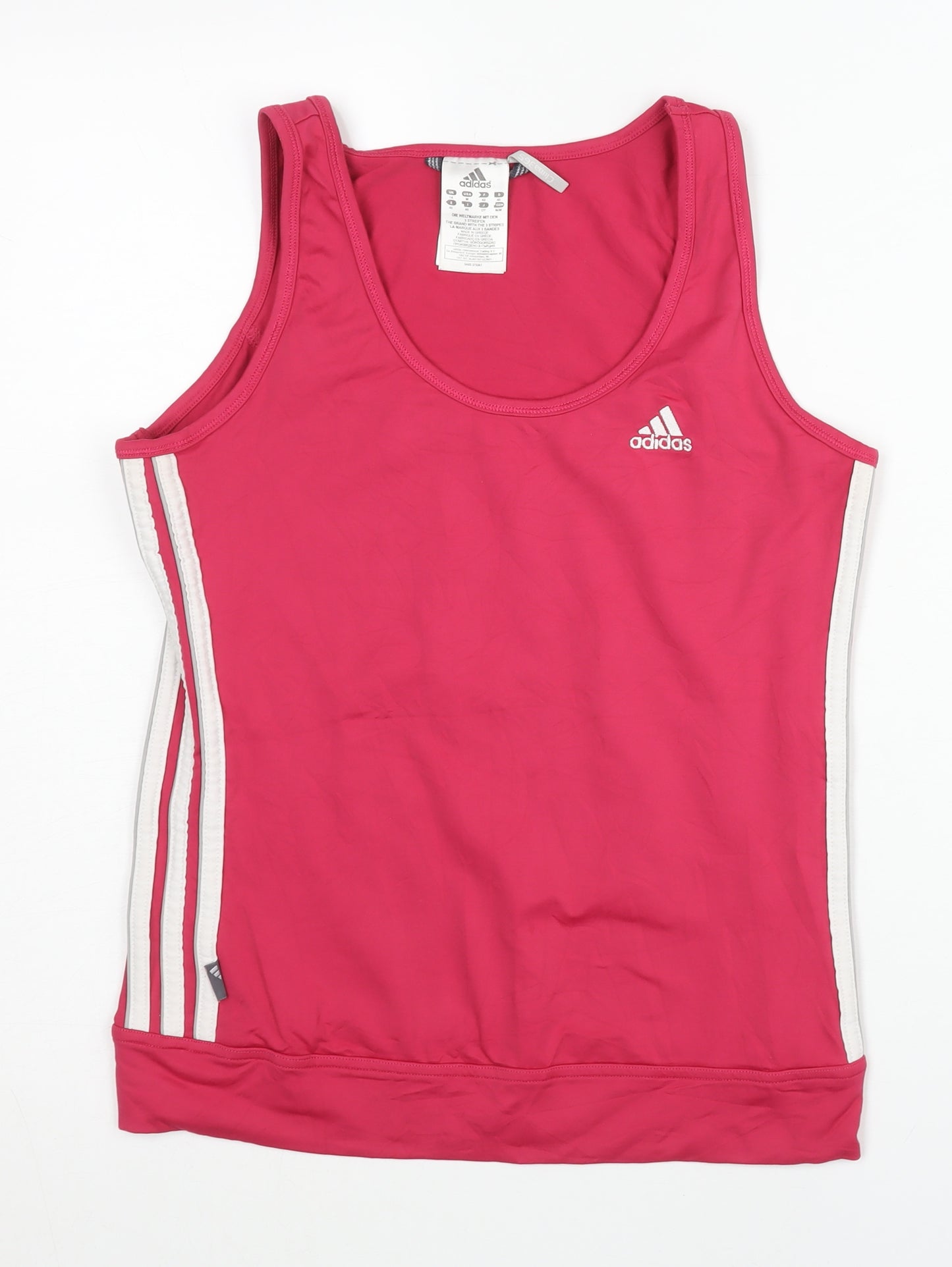 Adidas Women's Pink Tank Top - Size 14 Athletic Fit