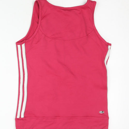 Adidas Women's Pink Tank Top - Size 14 Athletic Fit