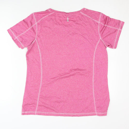 Sports Women's Pink Medium T-Shirt for Gym