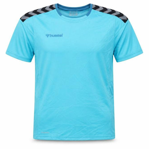 Hummel Boys Blue T-Shirt, Size 12 Years, Breathable Activewear