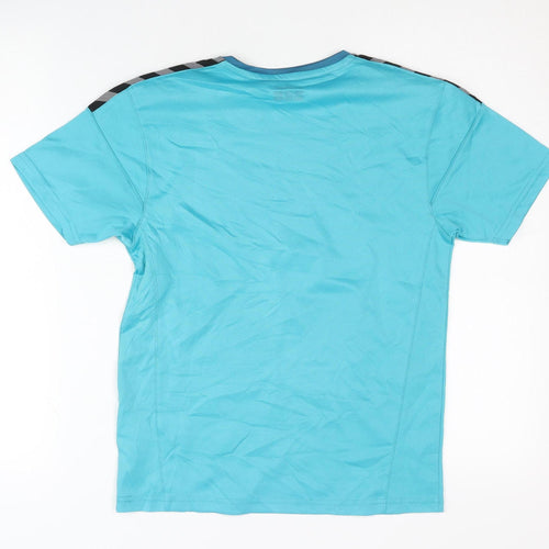 Hummel Boys Blue T-Shirt, Size 12 Years, Breathable Activewear
