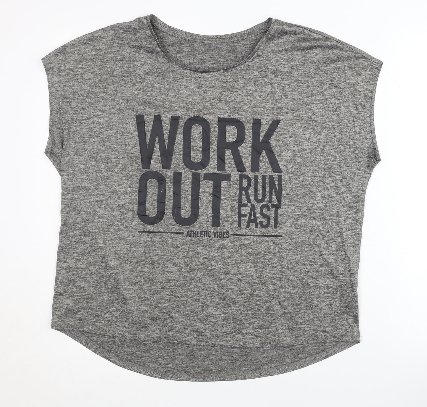 AthleticX Women's Grey Sleeveless T-Shirt M