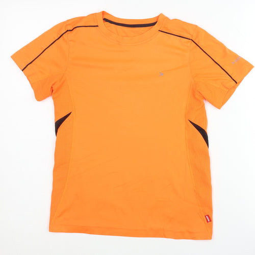 Rossi Bright Orange Boys T-Shirt - Size 11 Years, Breathable Activewear