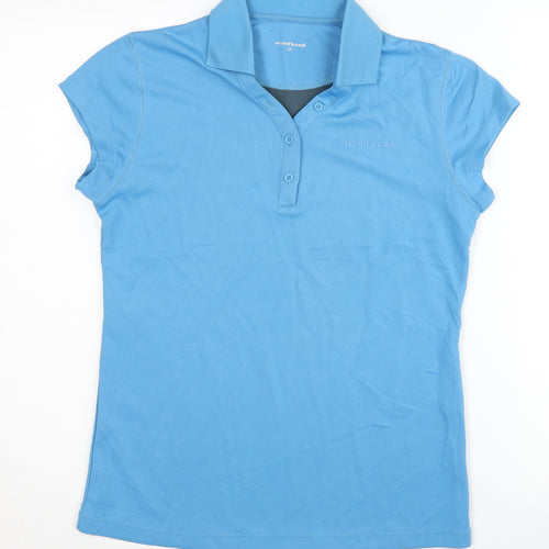 Moorhead Women's Blue Polo Top Size 10