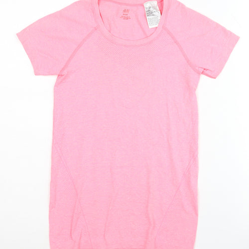 H&M Women's Pink XS Sport T-Shirt