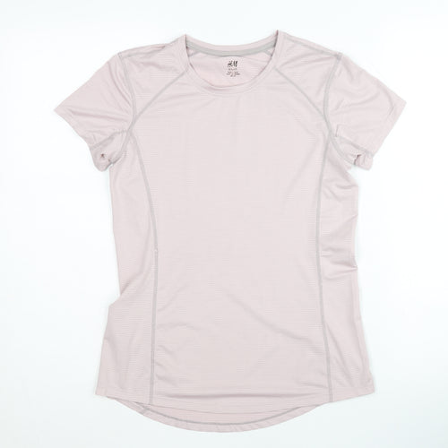 H&M Women's Pink Athletic T-Shirt, Size S