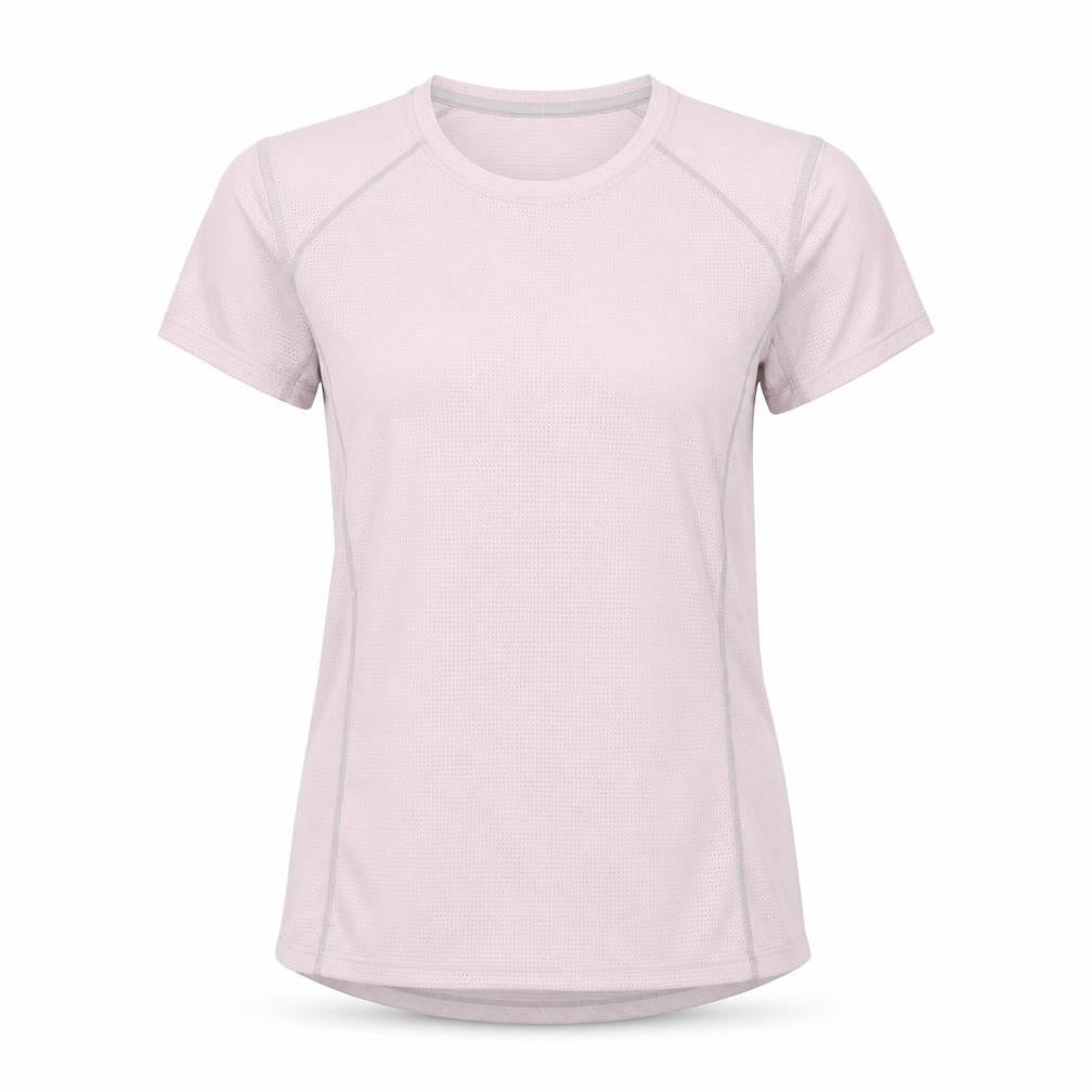 Front view of H&M Women's Pink Athletic T-Shirt, size S