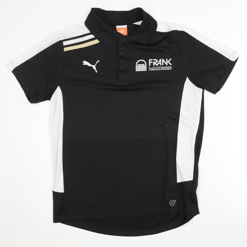 Puma Men's Black Polo Shirt M Gym & Training Sport