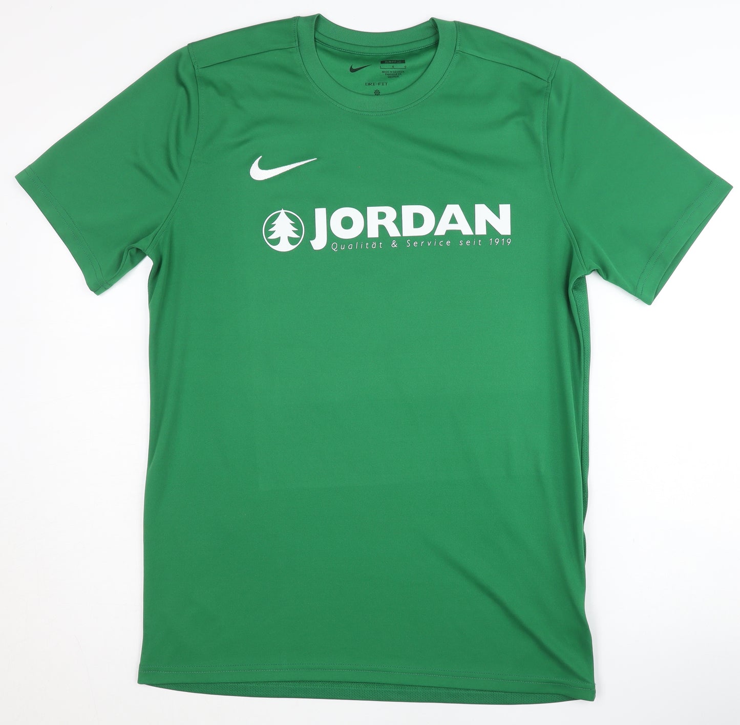 Nike Men's Green Jersey T-Shirt L Slim Fit