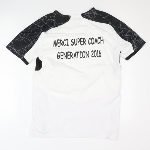 Decathlon Men's White Black Logo T-Shirt S
