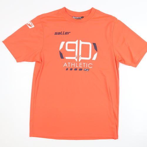 Saller Men's Athletic Orange T-Shirt, Size S