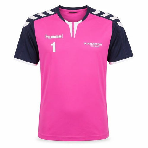 Hummel Men's Pink Sports T-Shirt, Small