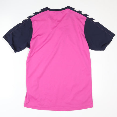 Hummel Men's Pink Sports T-Shirt, Small