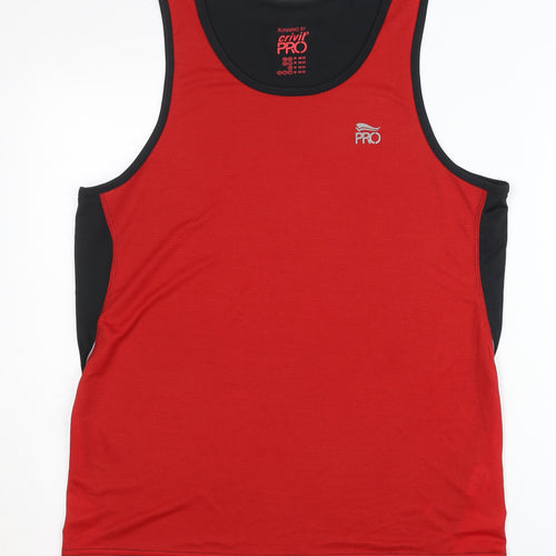 Crivit Pro Men's Red Running Tank M, Activewear Top
