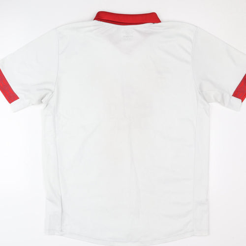 Umbro Men's White Football Jersey Size L