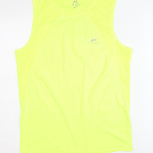 Pro Touch Unisex Yellow Medium Tank for Running & Gym
