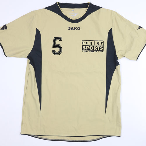 JAKO Men's Beige Football Jersey M