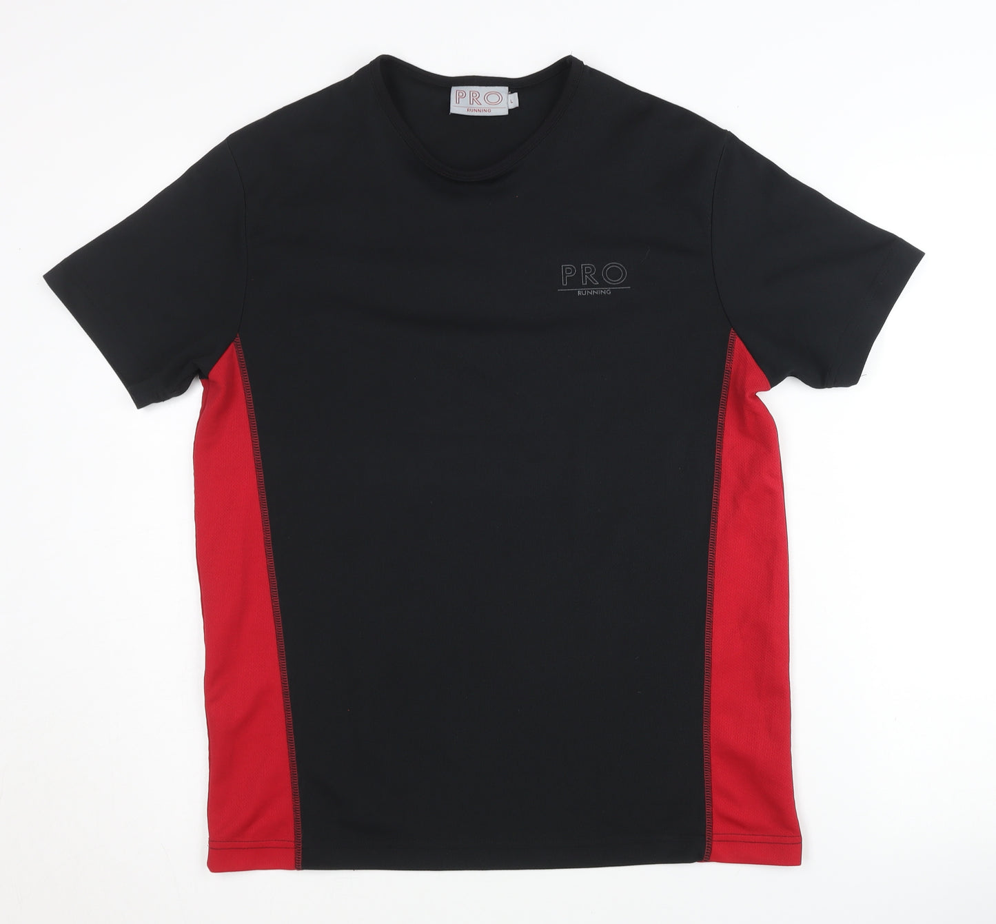 PRO Men's Black Running T-Shirt L Size