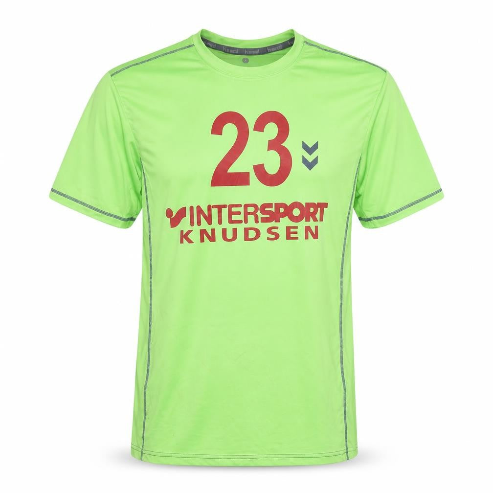 hummel Men's Green T-Shirt Size M - Activewear Jersey