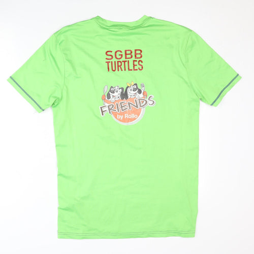 hummel Men's Green T-Shirt Size M - Activewear Jersey