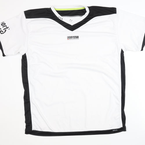 Derbystar Men's White Football Jersey 2XL