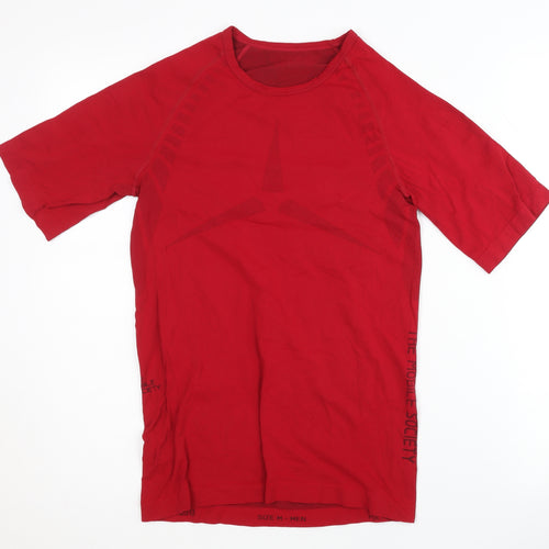 The Mobile Society Men's Red Pullover T-Shirt M
